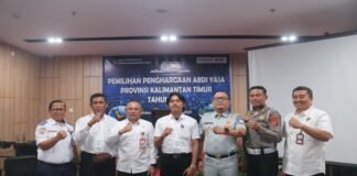 Jasa Raharja Gelorakan Edukasi Keselamatan Bagi Pengemudi dalam Pemilihan Abdi Yasa Tingkat Provinsi Kalimantan Timur jasa raharja kaltim