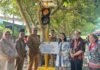 Peduli Keselamatan Pelajar, Jasa Raharja Serahkan Warning Traffic Light ke SMAN 7 Kota Bengkulu ke SMAN 7 Kota Bengkulu