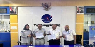Jasa Raharja Bersama AirNav Tanjungpinang Tekankan Keselamatan dan Kepatuhan Berlalu Lintas Melalui Komitmen Bersama jasa raharja kepri