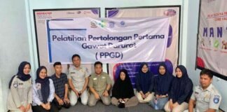 Jasa Raharja Cabang Palopo Adakan Pelatihan Pertolongan Pertama Gawat Darurat (PPGD) dan Pemeriksaan Kesehatan Gratis di PO Bintang Marwah Palopo jasa raharja sulsel