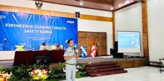 Jasa Raharja dan PNM Gelar Pelatihan Safety Riding untuk Account Officer Mekaar untuk Account Officer Mekaar