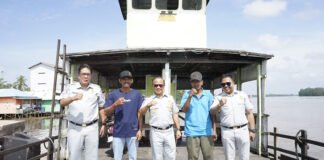 Keselamatan Penumpang Jadi Prioritas, Jasa Raharja Kalsel Kunjungi Dermaga Sungai Gampa Barito Kuala Barito Kuala