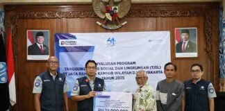 Penyaluran Bantuan Jasa Raharja Kanwil DIY Pengadaan Sarana Air Bersih Di Lingkungan Masjid As Samiún Sewon Bantul jasa raharja yogyakarta