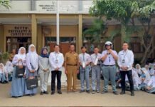 Sosialisasi SWDKLLJ, Jasa Raharja Bersama P3DW Karawang Samsat Hadir Di SMAN 1 Karawang Di SMAN 1 Karawang