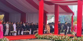 Jasa Raharja Kanwil Utama DKI Jakarta Ikuti Upacara Hari Perhubungan Nasional di Monas Bersama Gubernur DKI Jakarta Gubernur DKI Jakarta