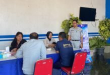 Jasa Raharja Jawa Tengah Laksanakan Pemeriksaan Kesehatan Gratis di Terminal Bawen, Kabupaten Semarang Kabupaten Semarang