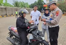 Tertib Pajak, Aman di Jalan: Jasa Raharja dan Mitra Gelar Razia di Wilayah Kabupaten Serang Kabupaten Serang