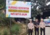 Jasa Raharja Purwakarta dan Satlantas Polres Purwakarta Tingkatkan Kesadaran Keselamatan Melalui Pemasangan Himbauan di Sukatani Melalui Pemasangan Himbauan di Sukatani