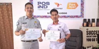 Jasa Raharja Cabang Bima Menjalin Komitmen Bersama dengan PT Pos Indonesia Cabang Bima jasa raharja NTB