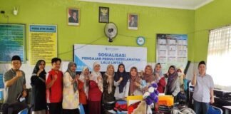 Tingkatkan Kesadaran Berlalu Lintas, Jasa Raharja NTB Laksanakan Kegiatan PPKL di SMAN 1 Gerung jasa raharja NTB