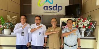 Kepala Kantor Wilayah Jasa Raharja NTB Tingkatkan Silaturahmi dan Kerjasama dengan PT ASDP Lembar jasa raharja NTB