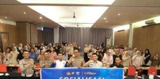 Kolaborasi Jasa Raharja Sulsel dan PT PNM Cabang Makassar: 150 Account Officer Dapatkan Pelatihan Safety Riding Pelatihan Safety Riding