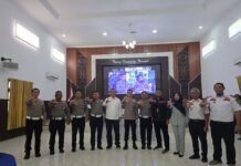 Kepala Cabang Jasa Raharja Indramayu Hadiri Peringatan HUT Lalu Lintas ke-70 di Polres Indramayu Polres Indramayu