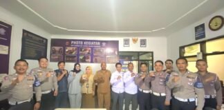 Upaya Keselamatan Lalu Lintas, Jasa Raharja Cabang Cirebon Gelar Forum Komunikasi Lalu Lintas (FKLL) di Polres Kuningan Polres Kuningan