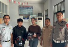 Bersama Peduli Keselamatan : Jasa Raharja Cabang Mamuju Gelar Kampanye Keselamatan Transportasi dan Pembagian Helm di Samsat Mamuju Samsat Mamuju
