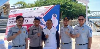 Jasa Raharja Kalsel Gelar Sosialisasi Keselamatan Berlalu Lintas dan MUKL di Siring Bekantan Siring Bekantan