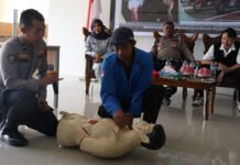 Tekan Fatalitas Korban Laka Lantas, Jasa Raharja Sulteng Bersama Biddokes Polda Sulteng Edukasi PPGD di Universitas Tadulako Universitas Tadulako