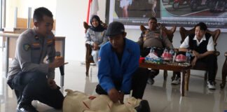 Tekan Fatalitas Korban Laka Lantas, Jasa Raharja Sulteng Bersama Biddokes Polda Sulteng Edukasi PPGD di Universitas Tadulako Universitas Tadulako