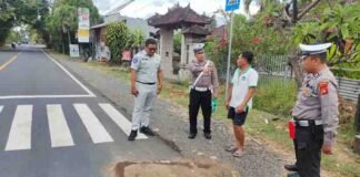 PT Jasa Raharja Kantor Wilayah Bali Laksanakan Survey TKP Laka Lantas Bersama Unit Laka Polres Buleleng jasa raharja bali