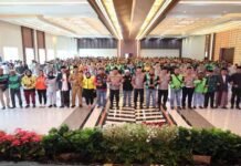 Jasa Raharja Hadiri Acara Silaturahmi Kamtibmas Polda Banten dan Doa Bersama Solidaritas Ojek Online Banten jasa raharja banten