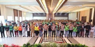 Jasa Raharja Hadiri Acara Silaturahmi Kamtibmas Polda Banten dan Doa Bersama Solidaritas Ojek Online Banten jasa raharja banten