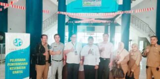 Pastikan Sopir dan Penumpang Sehat Jasa Raharja Tangerang Berikan Pengobatan Gratis di Terminal Poris Plawad Kota Tangerang jasa raharja banten