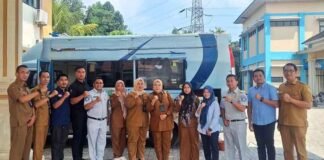 Jasa Raharja Hadiri Kegiatan Samsat Keliling Bersama Tim Pembina Samsat di Wilayah Kota Serang jasa raharja banten