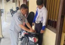 Identifikasi dan Pengecekan SWDKLLJ Terkait Kendaraan Terlibat Laka jasa raharja banten