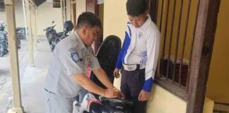 Identifikasi dan Pengecekan SWDKLLJ Terkait Kendaraan Terlibat Laka jasa raharja banten