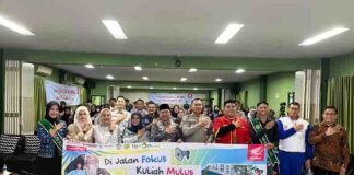 Kolaborasi Jasa Raharja Dengan Honda Banten Dalam Safety Riding Campaign, Langkah Nyata Wujudkan Budaya Tertib Lalu Lintas di FKIP UNTIRTA jasa raharja banten