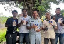 Jasa Raharja Mensosialisasikan Program Pemutihan PKB dan SWDKLLJ ke Pangkalan Ojek Online jasa raharja banten