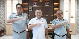 Kepala Kantor Wilayah Jasa Raharja Kalsel melaksanakan Kunjungan dan Koordinasi dengan Wakajati Kalsel dengan Wakajati Kalsel