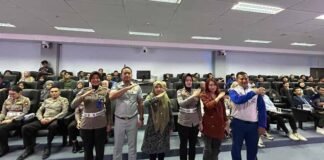 Jasa Raharja, Ditlantas dan Astra Honda Motor Wilayah Kepri Gelar Safety Riding dan PPGD di Politeknik Negeri Batam di Politeknik Negeri Batam