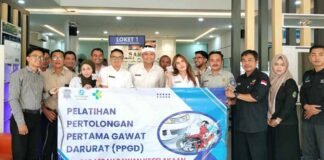 Jasa Raharja Cabang Cirebon Gelar Pelatihan Pertolongan Pertama Gawat Darurat (PPGD) di Samsat Kota Cirebon di Samsat Kota Cirebon