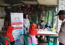 Jasa Raharja Kanwil Jawa Barat Gelar Pengobatan Gratis dan Sosialisasi Keselamatan Transportasi Perairan di Waduk Saguling di Waduk Saguling