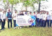 Jasa Raharja Kanwil Jawa Barat Gelar PPGD di Waduk Saguling, Bekali Masyarakat Keterampilan Tanggap Darurat