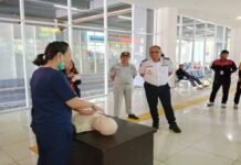 Mengurangi Tingkat Fatalitas Korban Kecelakaan Lalu Lintas, Jasa Raharja Bandung Gelar PPGD di Terminal Leuwi Panjang jasa raharja jabar