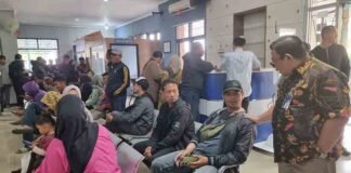 Monitoring Hari Terakhir Program Pemutihan oleh Kepala Cabang Jasa Raharja Sukabumi jasa raharja jabar
