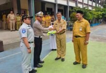 Jasa Raharja dan Polres Sukoharjo Ajak Pelajar Jadi Pelopor Budaya Tertib Lalu Lintas jasa raharja jateng