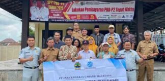 Jasa Raharja Magelang Laksanakan Kegiatan Perangkat Desa Peduli Keselamatan Lalu Lintas (PDPL) di Desa Mungkid, Kabupaten Magelang jasa raharja jateng