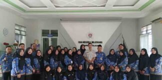 Jasa Raharja Wangon Menggandeng Para Guru di SMA Negeri 1 Majenang Untuk Tertib Berlalu Lintas jasa raharja jateng