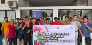 Jasa Raharja Laksanakan Pelatihan Pertolongan Pertama Gawat Darurat (PPGD) di Terminal Kota Pekalongan jasa raharja jateng