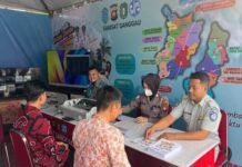 Jasa Raharja Sintang Turut Berpartisipasi Dalam Pelayanan Samsat di Pameran kemerdekaan Kabupaten Sintang jasa raharja kalbar