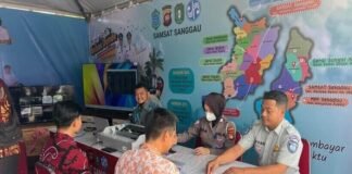 Jasa Raharja Sintang Turut Berpartisipasi Dalam Pelayanan Samsat di Pameran kemerdekaan Kabupaten Sintang jasa raharja kalbar