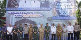 Jasa Raharja Turut Berhadir Dalam Gebyar Panutan PKB Tahun 2025 Tingkat Provinsi Kalsel di Halaman kantor Gubernur jasa raharja kalsel