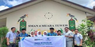 Jasa Raharja Kalteng Gelar Sosialisasi Program PPKL di SMA Negeri 4 Muara Teweh jasa raharja kalteng