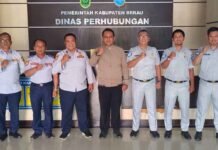 Jasa Raharja Cabang Tarakan Perkuat Sinergi Dengan Dinas Perhubungan Kabupaten Berau jasa raharja kaltim