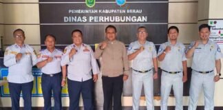 Jasa Raharja Cabang Tarakan Perkuat Sinergi Dengan Dinas Perhubungan Kabupaten Berau jasa raharja kaltim