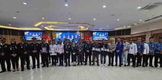 Jasa Raharja Kanwil Kepri Perkuat Sinergi Kemitraan dengan Menghadiri Upacara Peringatan Harhubnas 2025 di Kota Batam jasa raharja kepri