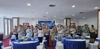 Jasa Raharja Kanwil Kepri Hadiri Syukuran Hari Lalu Lintas Bhayangkara Ke-70 Tahun 2025 jasa raharja kepri